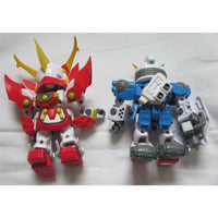 Lot of 2 Transformers Action Figures Bandai 03 China 72503 Red Blue Gundams