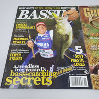 Bassin Buckmasters Gunhunter Magazines Advertisements Fishing Hunting 2010 2012