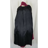 Spiegel Wool Velvet Long Maxi Double Breasted Peacoat Coat Womens 12P Raspberry