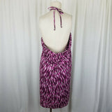 Eddie Bauer Aster Purple Freedry Convertible Halter Dress Womens 2XL Stretch