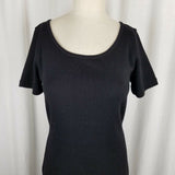 Liz Claiborne Dresses Wool Long Maxi Knit Sweater Dress Womens S Duster Black SS