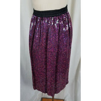 Vintage Infashions Heavily Beaded Sequined Skirt Top Suit Set Outfit Womens S