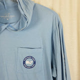 Vineyard Vines Long Sleeve Hooded T-Shirt Mens M Whale Double Sided Screenprint