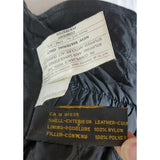 Vintage Hide Park Belted Black Leather Motorcycle Jacket Womens S M Fitted Zip