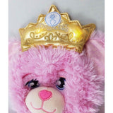 NWT Build A Bear Disney Princess Inspired Bear Plush Unstuffed Animal Gold Crown