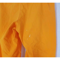 Nike Cropped Parachute Capri Pants Cinch Ankles Womens M Cotton Yellow Orange