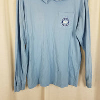 Vineyard Vines Long Sleeve Hooded T-Shirt Mens M Whale Double Sided Screenprint