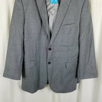 Marc Ecko Cut & Sew Multitask Gray Vegan Wool Sportcoat Jacket Blazer Mens 46R