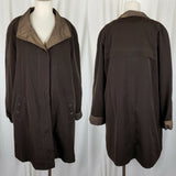 Gallery Petites Rain Trench Coat Long Maxi Womens PL Removable Zip Out Liner