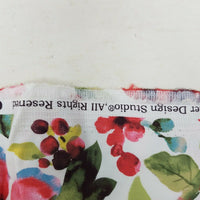 Large Flowers Floral Brother Sister Design Studio Fabric 4+ yards B84-RO-P16