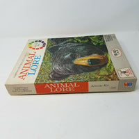 Comptons Pictured Encyclopedia Animal Lore Milton Bradley Activity Kit 7102 1963