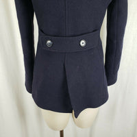 JCrew Stadium Cloth Nello Gori Wool Military Double Breasted Peacoat Womens 2
