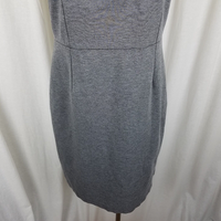 J.Crew Mercantile Weighted Jersey Knit Tunic Sheath Dress Womens 12 Heather Gray