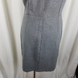 J.Crew Mercantile Weighted Jersey Knit Tunic Sheath Dress Womens 12 Heather Gray