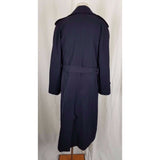 Delta Airline Vintage Flight Attendant Trench Coat Removable Lining Womens S M