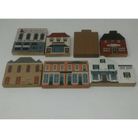 Cats Meow Rustic Wood Houses Lot 7 Amish Ristorante Opera Fish Market Store Land