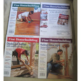 Fine Homebuilding Back Issues Magazines Lot of 4 2007 DIY Home Remodeling