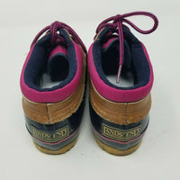 Vintage Lands End Direct Hot Pink Rubber Hunting Duck Shoe Boots Womens 7 Blue