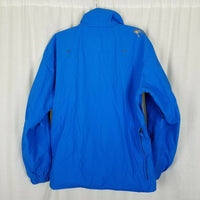 Descente DNA RSN Bright Cobalt Blue Nylon Winter Ski Parka Jacket Mens M Vintage