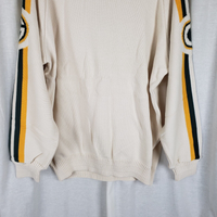 Vintage Green Bay Packers Tundra Canada Knit Turtleneck Sweater Mens XL Cotton