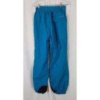 Columbia All Weather Rain Ski Winter Snow Pants Womens L Vintage 80s 90s Blue