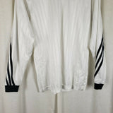 Vintage Adidas Long Sleeve Jersey Mens XL Three Stripe Elastic Cuffs Contrast