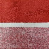 Victorian Floral Wallpaper Look Red Cotton Hobby Lobby Chambray Fabric 1 yard
