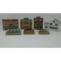 Cats Meow Rustic Wood Houses Lot 7 Amish Ristorante Opera Fish Market Store Land