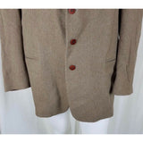 Mondo di Marco Brown Wool Cashmere Sport Coat Blazer Jacket XL Italy Firenze Tan