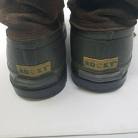 Rocky Duck Hunting Boots Steel Shank Thinsulate Insulated Mens 11 Rubber Leather