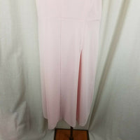 Ann Taylor Factory Fit & Flare Pale Pink Chiffon Twirl Dress Womens 16 NWT $110