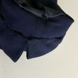Vintage John Meyer Norwich Contrast Stripes Navy Blue Jacket Blazer Womens 14