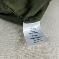 Talbots Brushed Fuzzy Winter Wool Skirt Womens 16 Short Pencil Straight Army