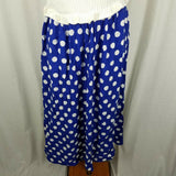The Avenue Ribbed Knit Top Polka Dot Skirt Cotton Dress Womens 14 16 Vintage 80s