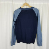 Patagonia Common Threads Cotton Ragland Sleeves Crewneck Pullover Sweater Mens M