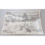 Vintage Scenic Laminated Photos Placemat Travel Souvenir Butchart Gardens Canada