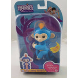 Fingerlings Baby Interactive Monkey Boris Blue 40 Sounds Finger Toy Authentic
