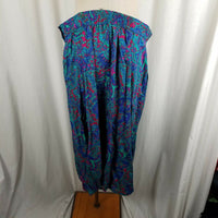 Vintage David Brooks Country Store Paisley Quilted Jacket Skirt Suit Womens 16