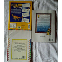 Lot 3 The Do It Yourself Step by Step I Can Draw Everything Art How to Books