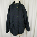 Vintage 80s Sun Mountain Tartan Scotch Plaid Rain Windbreaker Jacket Womens L