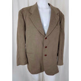 Mondo di Marco Brown Wool Cashmere Sport Coat Blazer Jacket XL Italy Firenze Tan