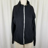 Reebok Performance Funnel Neck Zip Up Sweatshirt Jacket Womens XL Athletic Wear