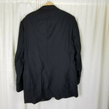 Jos. A. Banks Wool Black Peak Tuxedo Blazer Suit Jacket Sportcoat Mens 44 Long