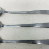 HF Mystique Stainless Steel Flatware Silverware Long Dessert Spoons Lot 3 VTG