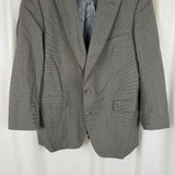 Jos. A. Banks Executive Collection Houndstooth Blazer Jacket Sportcoat Mens 46