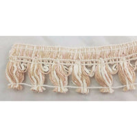 Chenille Tassel Fringe Sewing Trim Notions 2 inches wide x 4+ yards Pink Cream