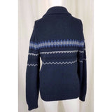 Banana Republic Knit SWEATER Shawl Collar Pullover Henley Wool Mens S NWT Slub