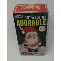 Vintage Santa's Best 10" Walking Adorable 1984 Battery Operated Christmas Santa