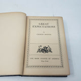 Vintage Great Expectations Charles Dickens Hardcover The Book League of America