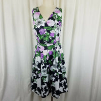 Talbots x Oprah Magazine Hydrangea Fit & Flare Twirl Dress Womens 6P NWT $189